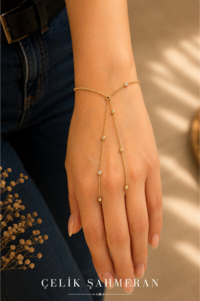Jack Ferrero Gold Color Steel Zircon Stone Minimal Shahmeran