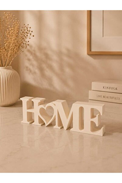 nextprintX HOME Dekoratif Masa Üstü Yazı Biblo - Modern Minimalist Ev Dekoru ...
