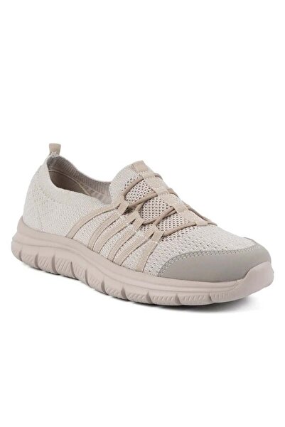 KİNG PAOLO 5223 Women's Anatomical Walking Shoes-Beige
