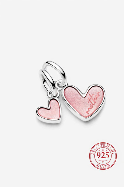 Lovecharm Pembe Ayrılabilir Anne Kız Charm