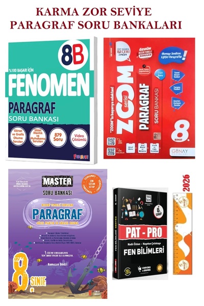 Fenomen Yayıncılık Fenomen 8 Paragraf B Soru Bankası-Okyanus 8. Sınıf Master ...