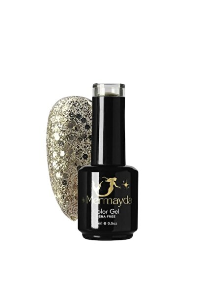 Mermayda Semi-permanent Nail Polish, Hema Free, ColorGel Pirates Treasure, Go...