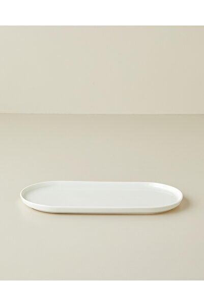 English Home Verona Porselen Kayık Tabak 30 cm Beyaz