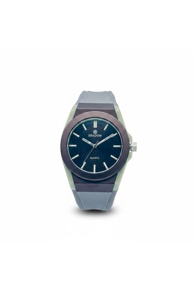 SHADOW Forest SD0480 Green Silicone Strap Watch| Minimalist Quartz Analog Wri...