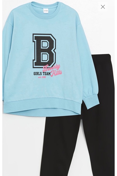 LC Waikiki Lcw Kids Crew Neck Printed Pajama Set