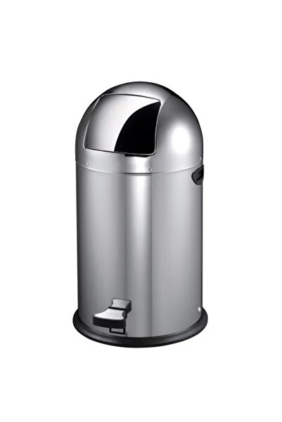 SAFA Stainless steel trash can with pedal, 52 liter capacity. / 107756