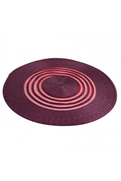 Sitram Σουπλά Ψάθινο Διπλής Όψης TONDO/VIOLET 38cm