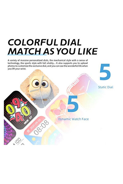 Happy Owl Yedek Kordon Hediyeli Watch 7 DT Max Plus Akıllı Saat – NFC, Siri, Bluetooth Çağrı, Suya Dayanıklı, Nabız ve Uyku Takibi, Bildirim Kontrolü, iOS & Android Uyumlu