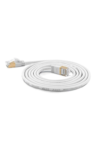 Wantec Cablu patch SSTP CAT7 Ste. CAT6a d=4mm 0,25m wei√ü