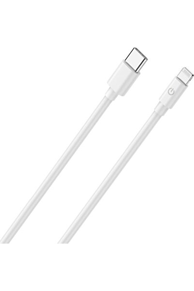 realpower Lade/Datenkabel USB-C auf Lightning 2m wei√ü MFI 3A