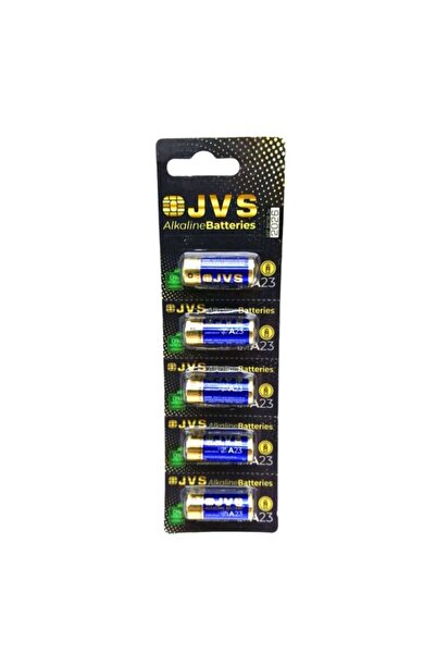 BuradaBuldun JVS A23 LR23 12V Alkalin Araç Kumanda Pili 5 li Paket Garaj Kapı...