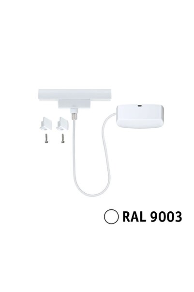 Paulmann Cablu de alimentare URail 1m max.1000W 230V alb RAL9003 / plastic