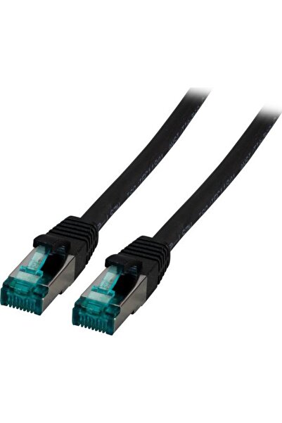 EFB Elektronik EFB Cablu patch RJ45 S/FTP Cat.6A LSZH 25.00m negru