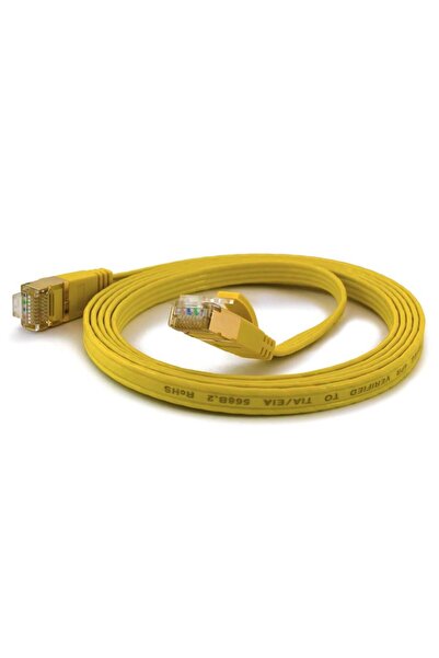 Wantec Cablu FTP CAT6 q=1,6x6,5mm 0,25m galben