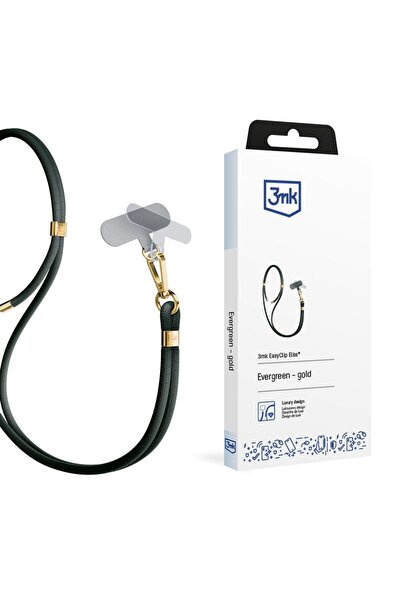 3MK EasyClip Elite Evergreen (auriu) șnur pentru telefon