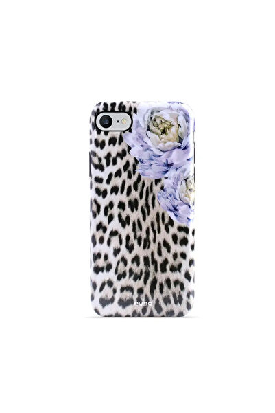 Puro Glam Sweet Leopard - Husă iPhone SE 2020 / 8 / 7 / 6s (Bujori Leoparzi)