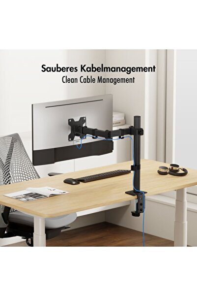 LogiLink Suport pentru monitor 17 - 32 inch, max. 10 kg, din oțel