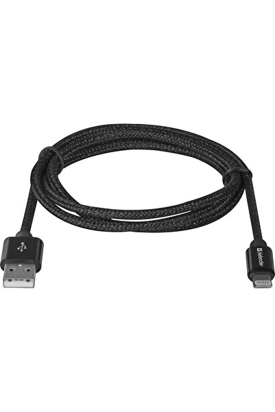 Defender Cablu USB USB-LIGHTNING 1m 2,1A negru