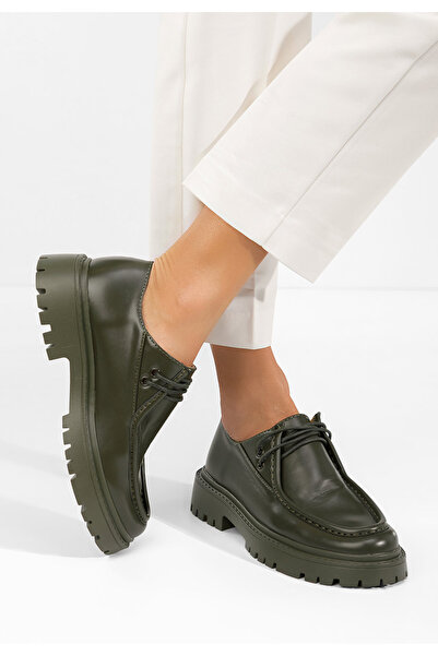B T Shoes Pantofi casual dama Grinora verzi