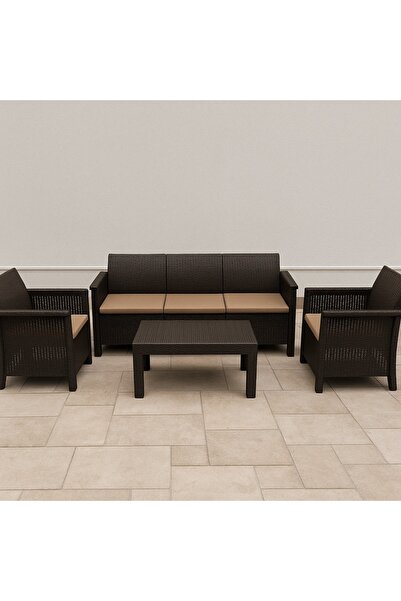 Generic Plastic Outdoor Seating 5 Person Modern
