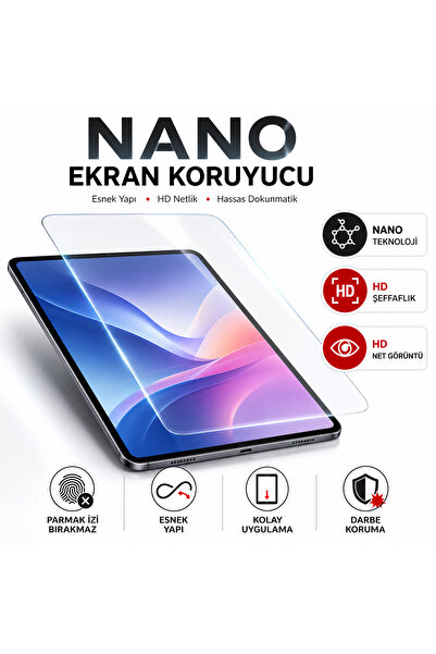 AIDATA Alim 10.1 Uyumlu Nano Esnek Kırılmaz Çizilmez Antishock Tablet Ekran K...