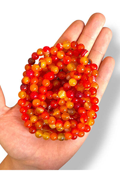 Bozhi Bead Set Agate Natural Stone 8mm - Natural Stone Beads Agate