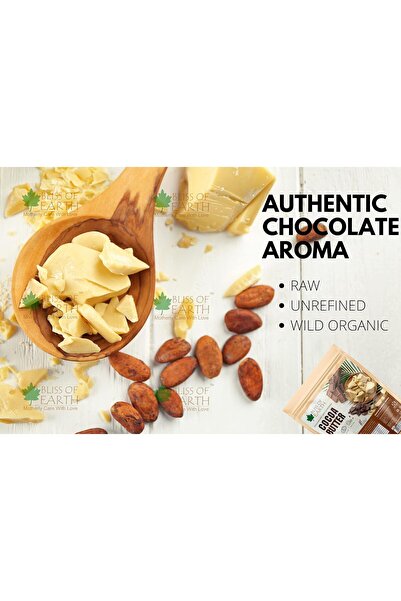 Bliss of Earth Cocoa Butter, Pure Natural Body Butter, 3x500g | Cosmetic & DIY Skincare Use