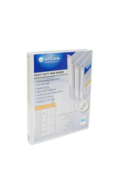 OEMS Pocket Ring Files 2 Rings White 25 mm