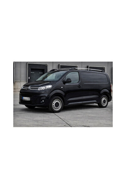 OEM Set of longitudinal aluminum car roof bars compatible with Citroen Jumpy ...