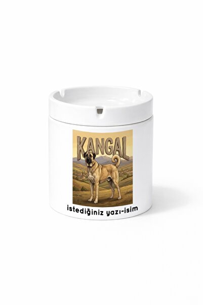 Kirbi Reklam Animal Kangal Turkish Shepherd Dog Double Sided Printed Ashtray ...