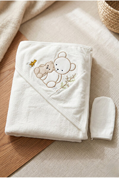 hobbe baby %100 Pamuk Havlu Kundak Kulağı | Yumuşak Havlu Kundak Ve Kese 70**90