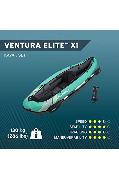 BESTWAY 65118 Ventura Elite X1 Tek Kişilik Kano 2.80m x 86cm