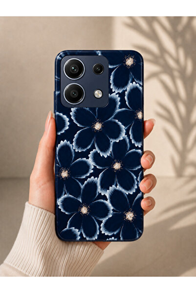 OVADA Redmi Note 13 Pro 4G Uyumlu Çiçek Desenli Telefon Kılıfı