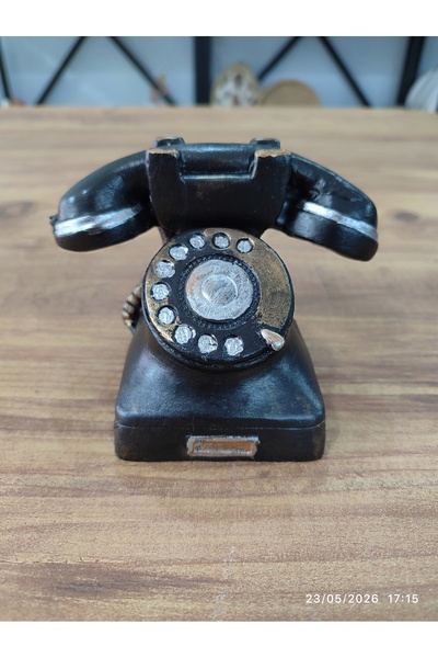 MUMDASH HOBİ SANAT ATÖLYESİ Nostalji telefon retro eskitme biblo dekoratif obje