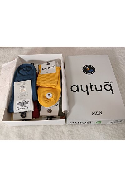 Aytuğ&Mısırlı Aytuğ Brand 11103 Seamless Cotton Men's Short Socks 12-Piece As...