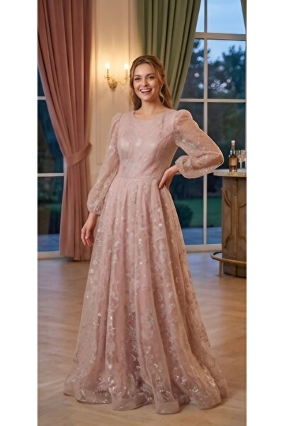 ESİN GİYİM Tesettüre uygun şık ve modern klos model abiye