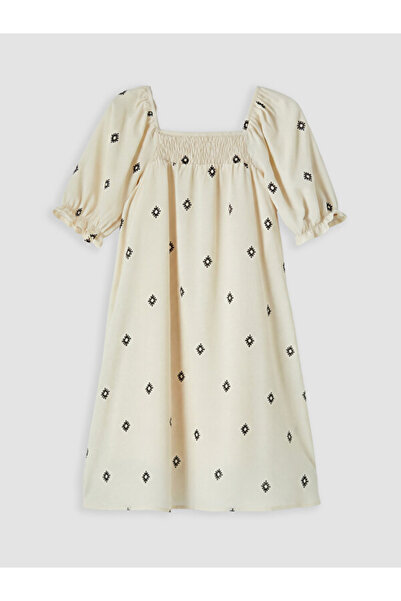 LC Waikiki Timeless Clothing & Timeless Choices Square Roba Collar Gathered P...