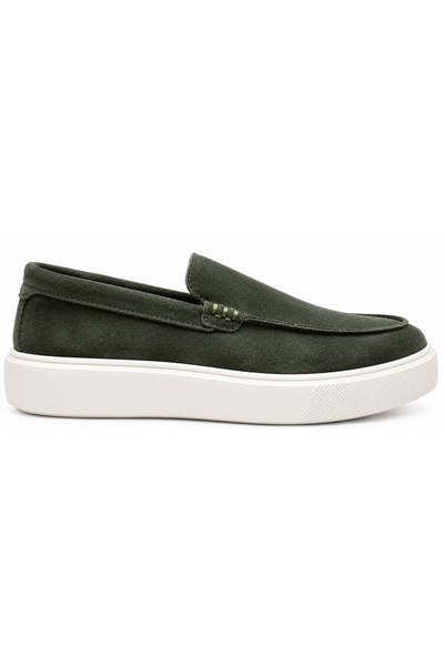 Lufian 111230309 Zayn Sneaker Men's Leather Shoes Khaki