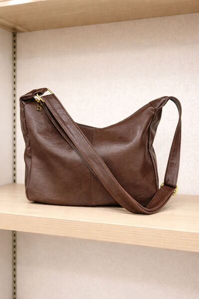 Axesoire Nwc-060 Brown Leather Handbag