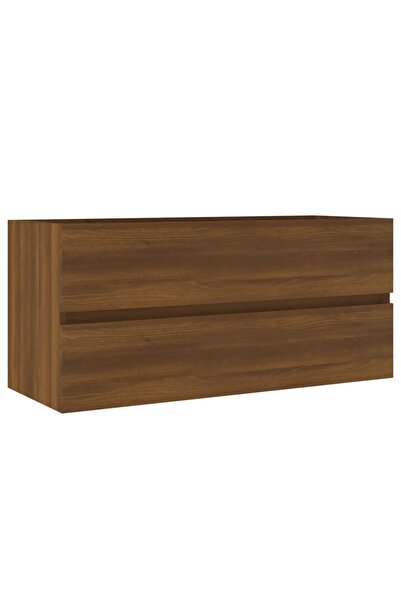 vidaxl Dulap chiuvetă, stejar maro, 100x38,5x45 cm, lemn prelucrat