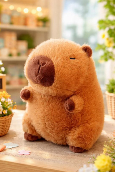 Hediye Nest Capybara peluş oyuncak kapibara peluş uyku arkadaşı 20 CM