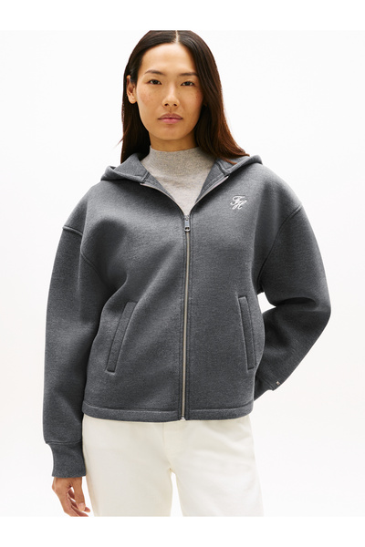 Tommy Hilfiger Women Zip Through Hoodie