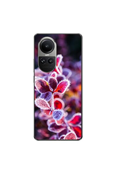 OEM Husa compatibila cu Oppo Reno10 5G Silicon Gel Tpu Model Flori Inghetate