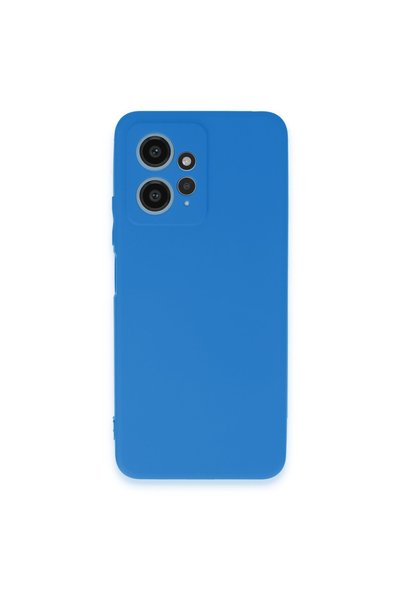 TakÇalıştır حافظة متوافقة مع هاتف Redmi Note 12 4G من السيليكون الأول - أزرق