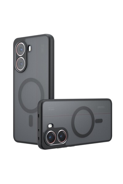 sscase Matte Magsafe Σκληρή Θήκη Transparent Black (Xiaomi Poco X7 Pro 5G)