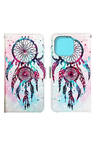 sscase 3D Colored Θήκη Πορτοφόλι Wind Chimes (Apple iPhone 14 Pro Max)