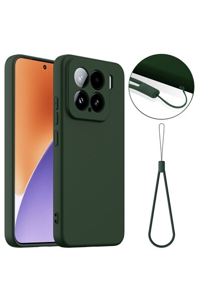 sscase MagSafe Solid Color Θήκη Σιλικόνης Dark Green (Xiaomi 15 5G)