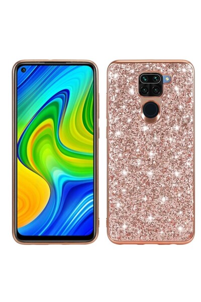 sscase Glitter Powder Σκληρή Θήκη Rose Gold (Xiaomi Redmi Note 9)