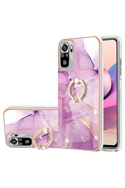 sscase Electroplating Σκληρή Θήκη με Δαχτυλίδι Purple (Xiaomi Redmi Note 10/N...
