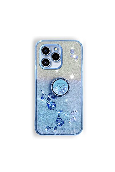 sscase Gradient Glitter Θήκη Σιλικόνης με Δαχτυλίδι Blue (Realme C61 4G)